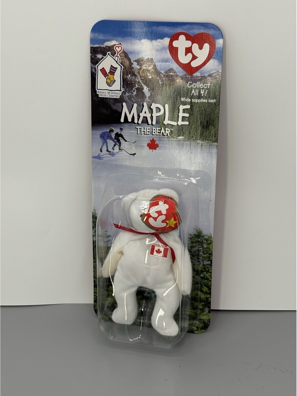 Ty Beanie Babies Maple the Bear McDonald’s Teenie Beanie Baby 1999